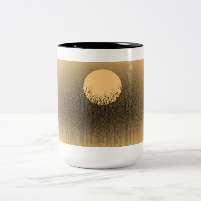 Sunset vintage Mugs (Center)