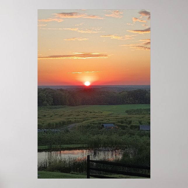 Sunset Vista Poster (Front)