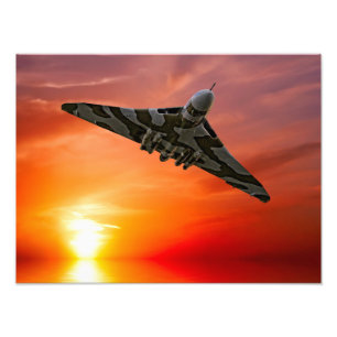 Sunset Vulcan Photo Print
