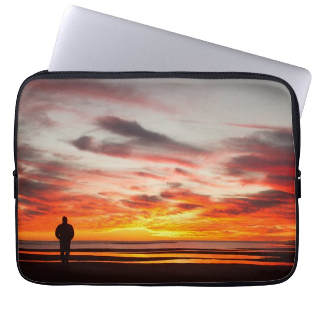 Sunset Walk Laptop Sleeve (Front)