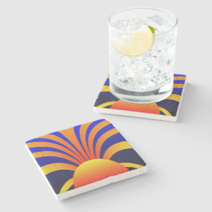 Sunset Wall Stone Coaster