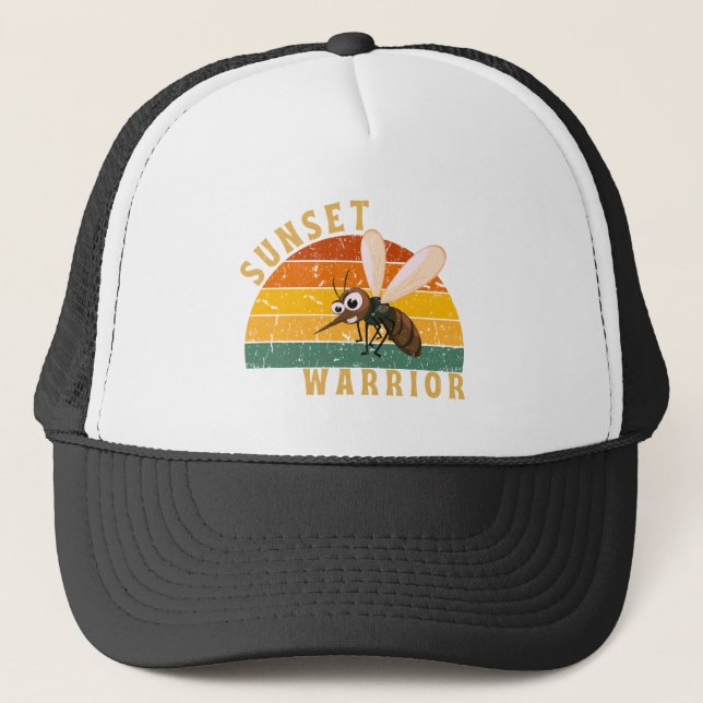 Sunset Warrior Trucker Hat (Front)