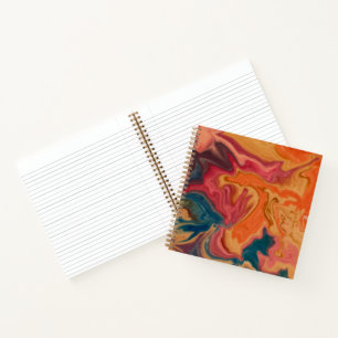 Sunset Watercolor Glaze Notebook