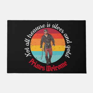 Sunset Watercolour Pirate  Doormat