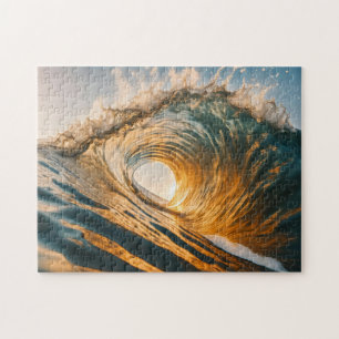 Sunset Waves Jigsaw Puzzle
