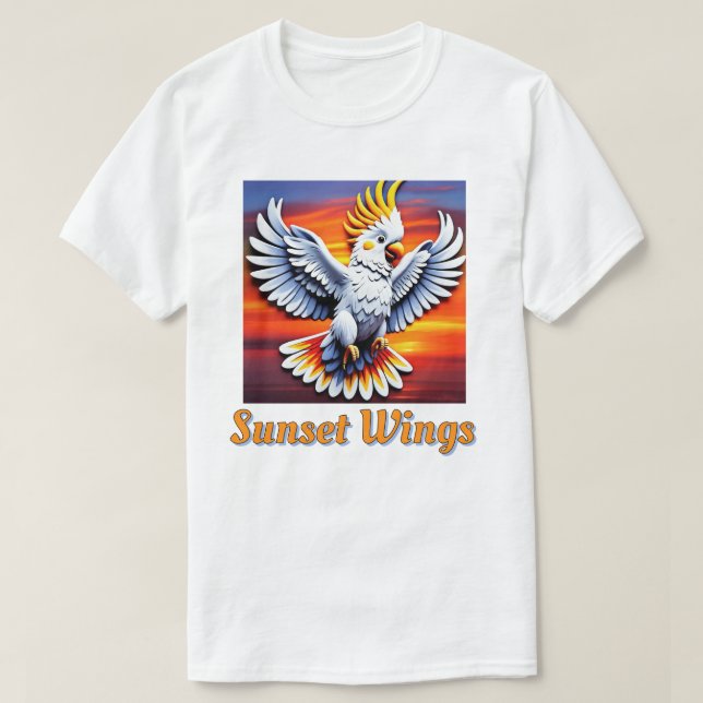 " SUNSET WINGS "  T-Shirt (Design Front)