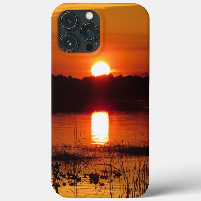 Sunset with reflection Case-Mate iPhone case (Back)