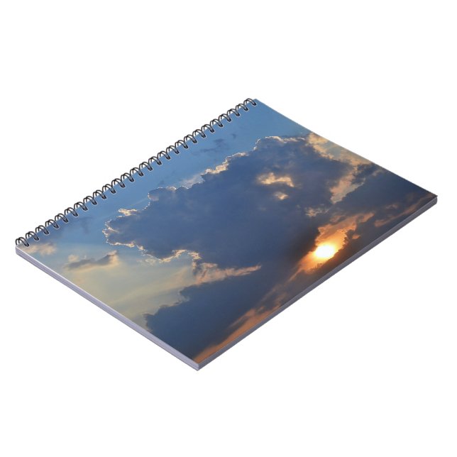 Sunset with Teacup Cloud Formation by STaylor Notebook (Left Side)