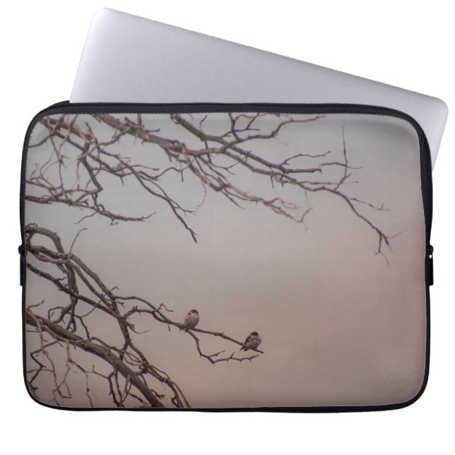 Sunset with the Shrikes Laptop Sleeve (Front)