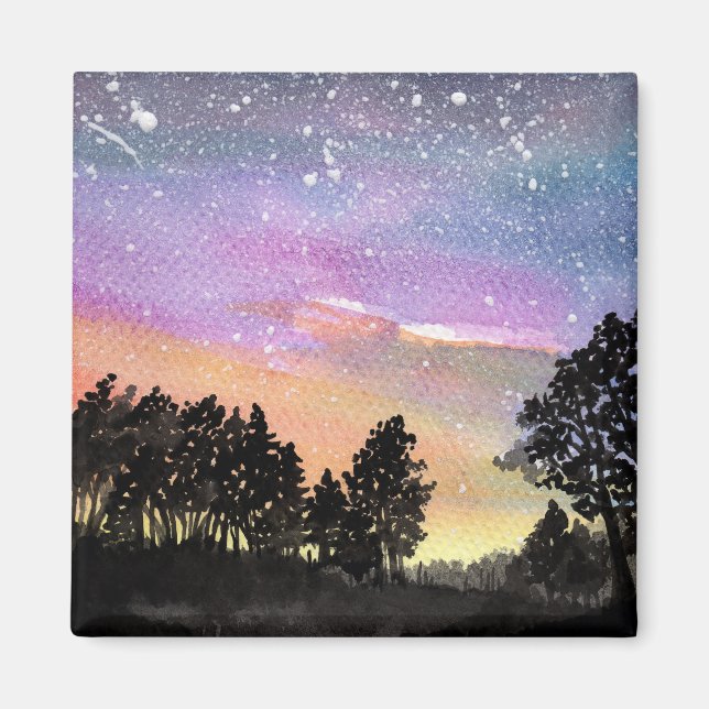 Sunset Woods Magnet (Front)