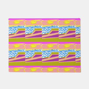 Sunset Yacht Waves Doormat