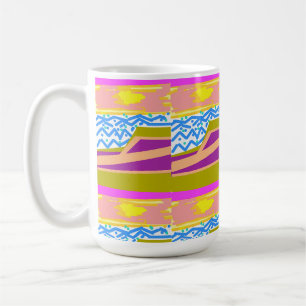 Sunset Yacht Waves Scented Jar Candle Coffee Mug