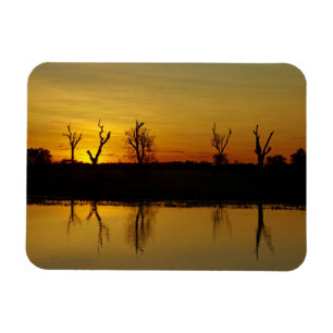Sunset, Yellow Water Billabong Magnet