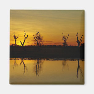 Sunset, Yellow Water Billabong Magnet