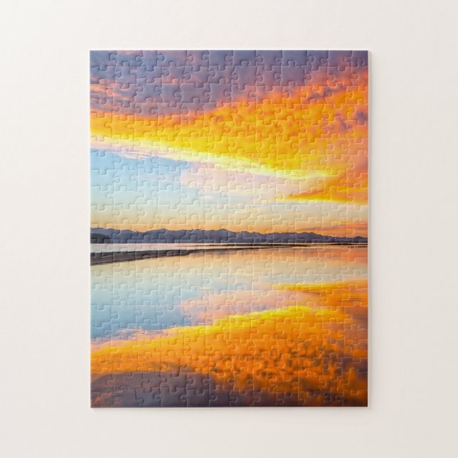 Sunset Yellowstone. Jigsaw Puzzle (Vertical)
