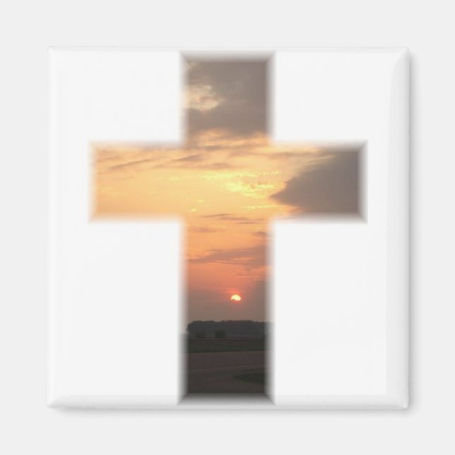 SunsetCrossMagnet Magnet (Front)