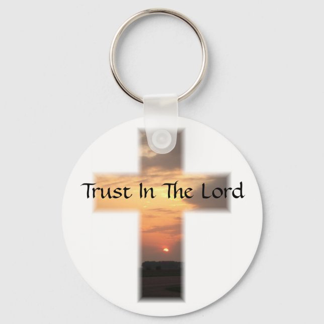 SunsetCrossTrust Key Ring (Front)