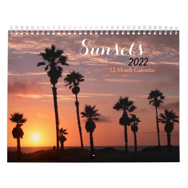 Sunsets 2022 calendar (Cover)