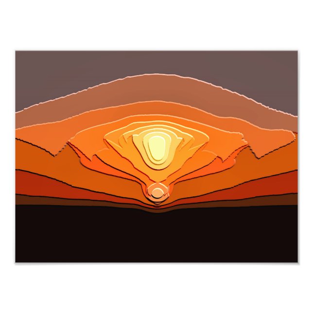 SUNSETS PHOTO PRINT (Front)