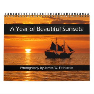 Sunsets Wall Calendar by J. Fatherree