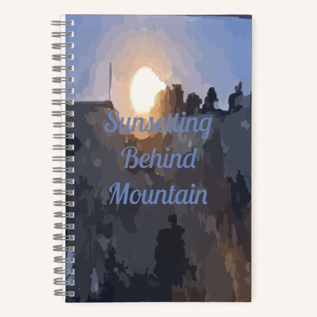 Sunsetting Bullet Journal (Front)