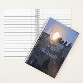 Sunsetting Wide Ruled Notebook