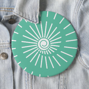 Sunshine 12 6 cm round badge