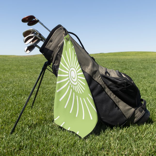 Sunshine 13 golf towel (Green)