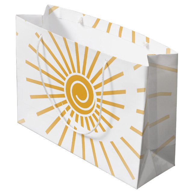 Sunshine 1 large gift bag (Back Angled)