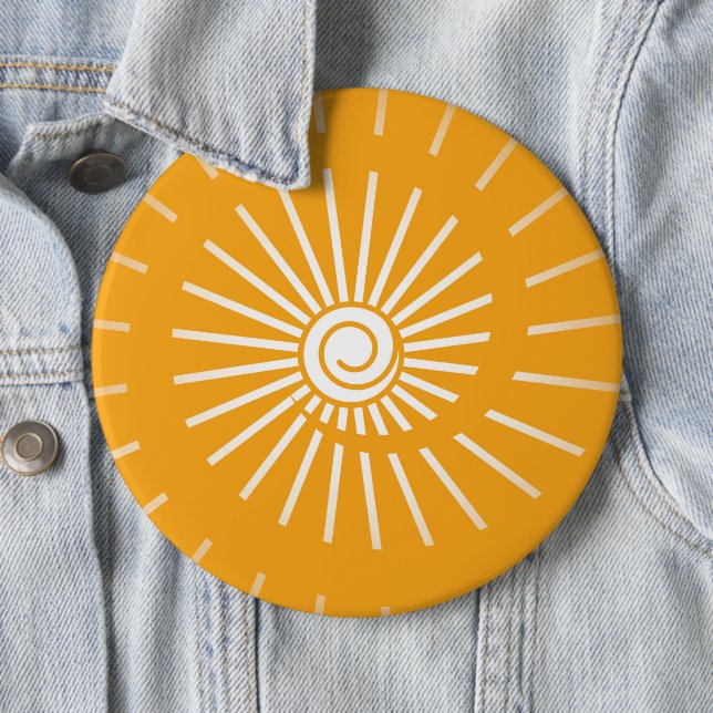 Sunshine 2 6 cm round badge (In Situ)