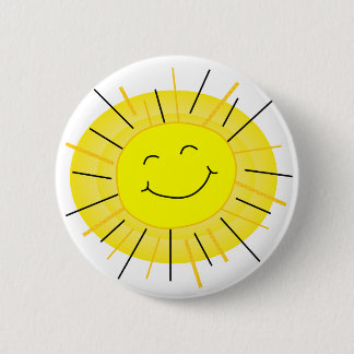 Sunshine 6 Cm Round Badge