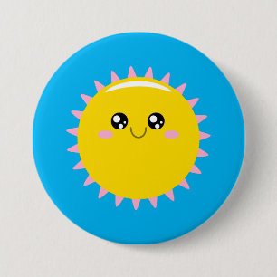 Sunshine 7.5 Cm Round Badge