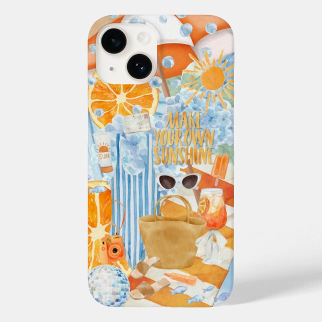 Sunshine & A Spritz  Case-Mate iPhone Case (Back)