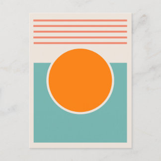 Sunshine Abstract Design Postcard