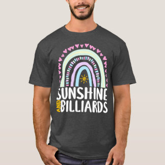 Sunshine and Billiards Cute Rainbow Gift for Women T-Shirt