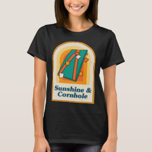 Sunshine and Cornhole Summer Sack Tossing T-Shirt