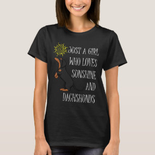 Sunshine And Dachshund Cute Weenie Saying T-Shirt