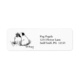 Sunshine and Flowers Return Address Label