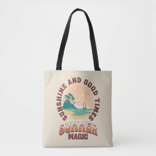 Sunshine and good times - summer magic tote bag