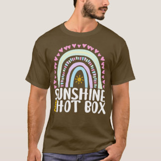 Sunshine and Hot Box Cute Rainbow Gift for Womens  T-Shirt