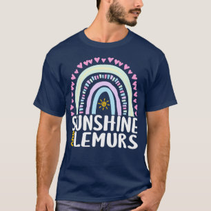 Sunshine and Lemurs Cute Rainbow Gift for Womens K T-Shirt