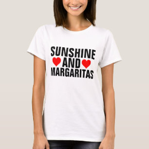 SUNSHINE AND MARGARITAS Vacation T-shirts