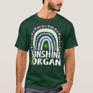 Sunshine and Organ Cute Rainbow Gift for Womens Ki T-Shirt