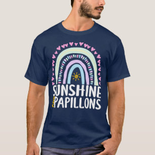 Sunshine and Papillons Cute Rainbow Gift for Women T-Shirt