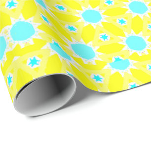 Sunshine and Polkadots Wrapping Paper