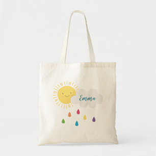 Sunshine and Rainbows Art Tote Bag