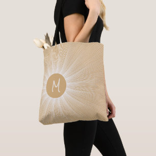 Sunshine, Astrological, Gold, Sun Rays Tote Bag