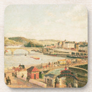 Sunshine at Rouen, 1896 (oil on canvas) Coaster