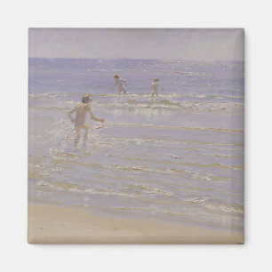 Sunshine at Skagen: Boys Swimming, 1892 Magnet