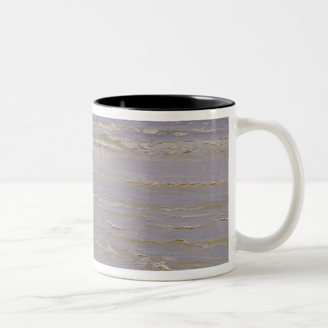 Sunshine at Skagen: Boys Swimming, 1892 Two-Tone Coffee Mug (Right)